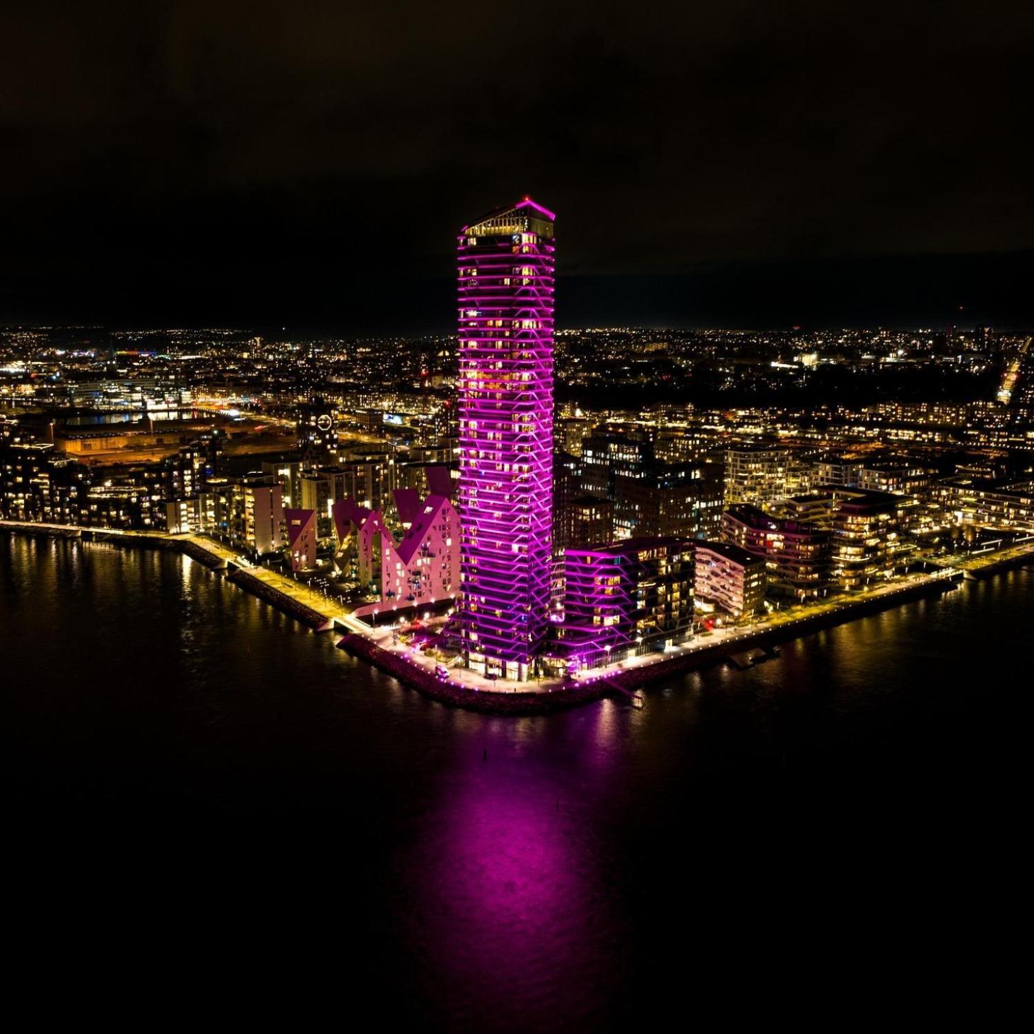 Private Seaview - 2 Balconies, 11th Floor, Elevator, Friendly Lively Area Lejlighed Århus